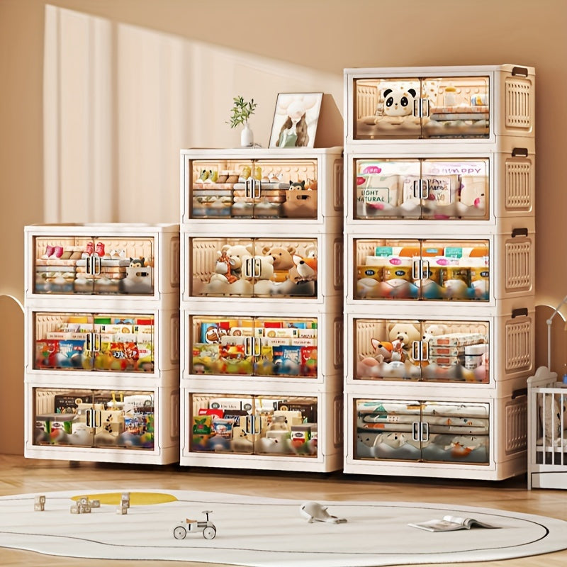 Multi Functional Independent Double Door Storage Rack, Bookshelf