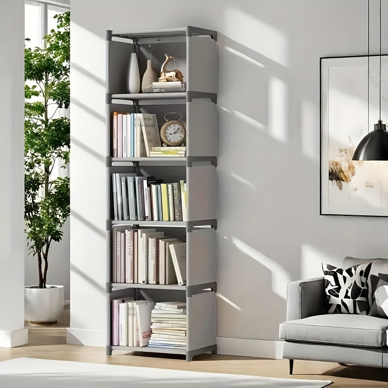 Home simple bookshelf, student small bookshelf, desktop office bookshelf, rental house storage rack, dormitory luggage rack, bedside bedroom floor to floor shelf