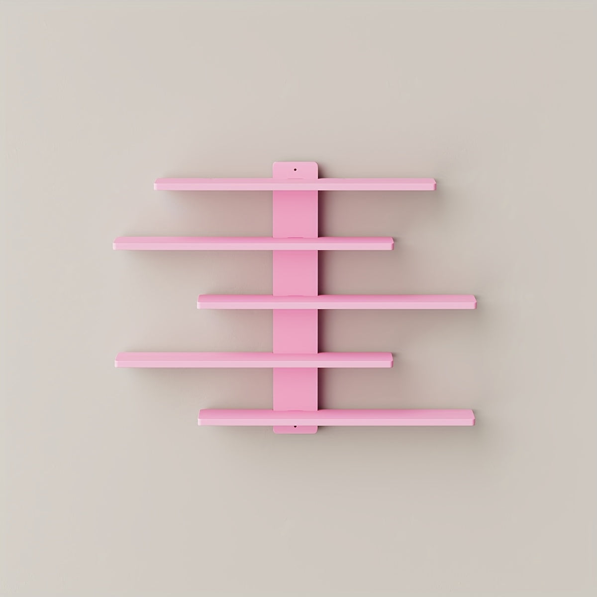 5-Tier Vintage Shelf 5-Tier Vintage Wooden Display Shelf | Wall-Mounted Recycled Wood Floating Shelves for Home & Office Decor, Space-Saving Multi-Purpose Storage Organizer, Retro Aesthetic Decor