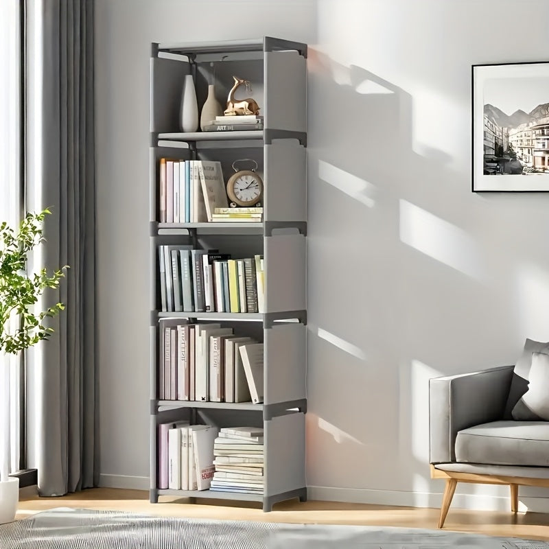 Home simple bookshelf, student small bookshelf, desktop office bookshelf, rental house storage rack, dormitory luggage rack, bedside bedroom floor to floor shelf